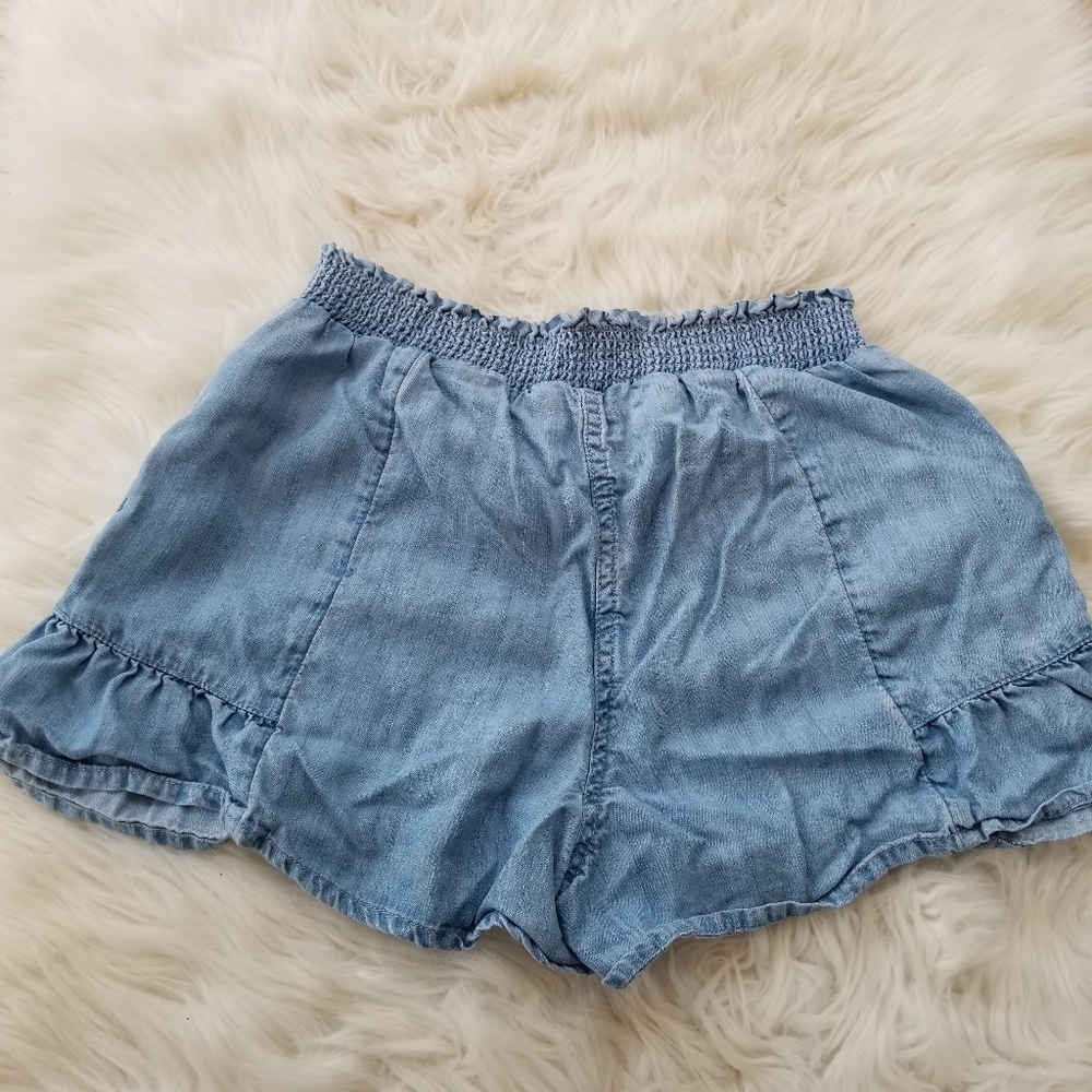 Vineyard Vines Chambray Pull On Shorts Tencel Small